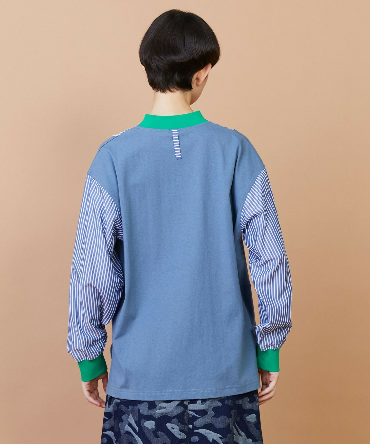 【FRAPBOIS】ストアンド カットソー 詳細画像 ブルー 11