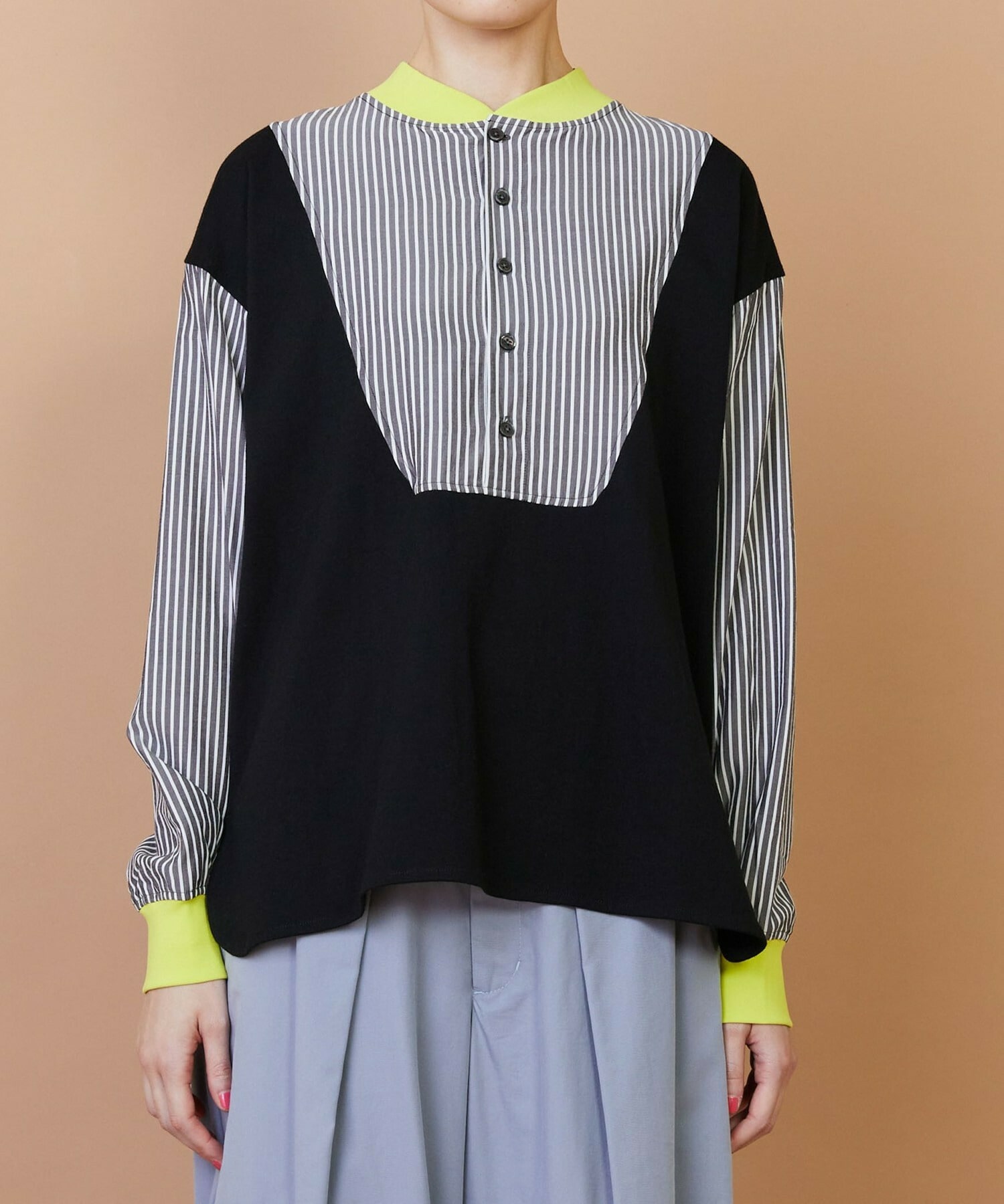 【FRAPBOIS】ストアンド カットソー 詳細画像 ブルー 4