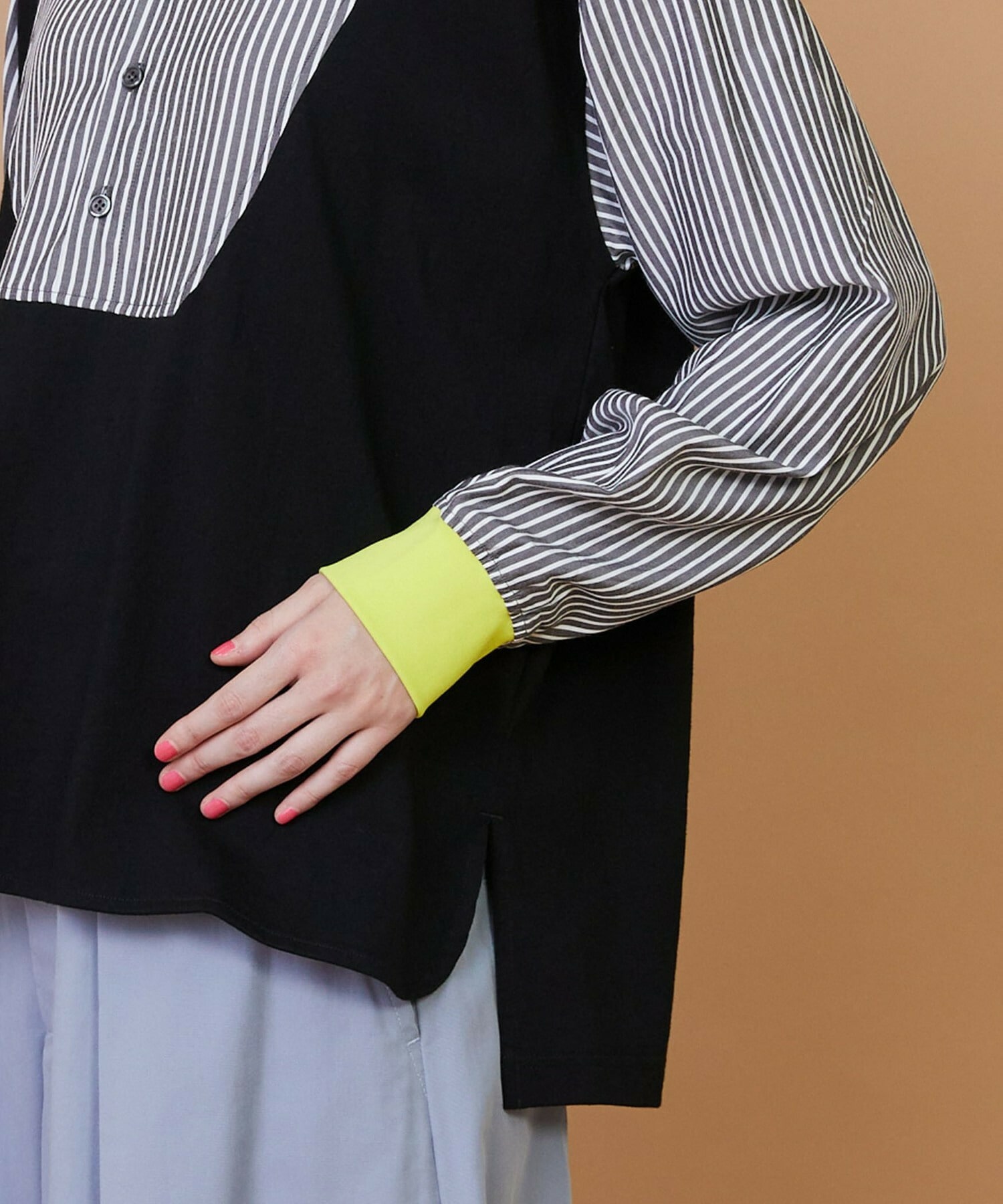 【FRAPBOIS】ストアンド カットソー 詳細画像 ブルー 5