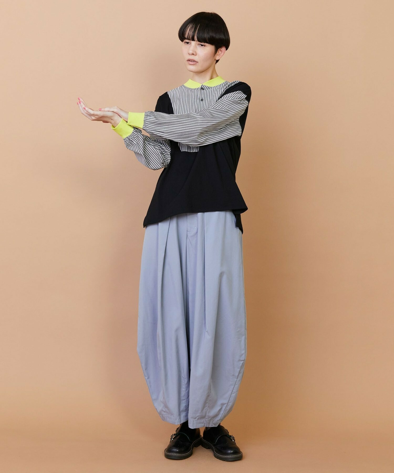 【FRAPBOIS】ストアンド カットソー 詳細画像 ブルー 7