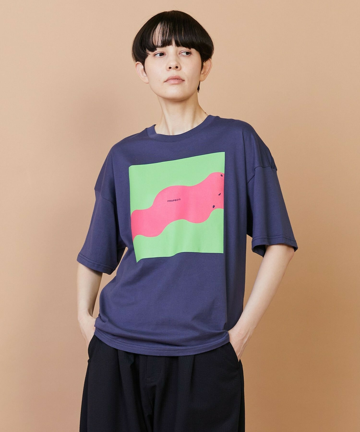 【FRAPBOIS】テイスリバーT 詳細画像 ネイビー 1