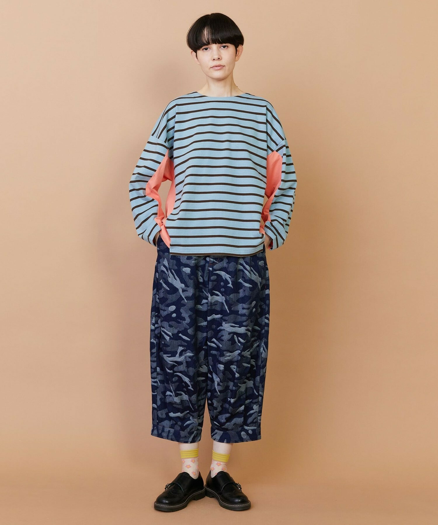 【FRAPBOIS】バスクボーダー カットソー 詳細画像 ピンク 10