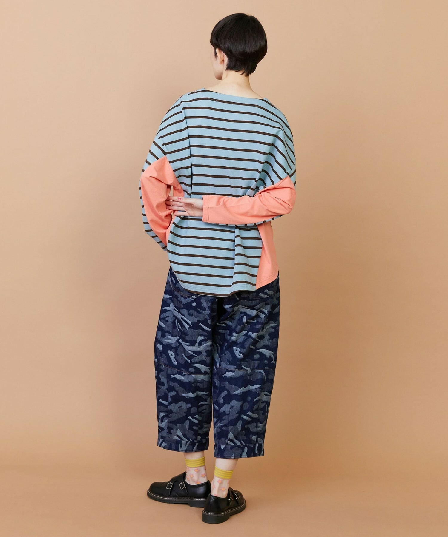 【FRAPBOIS】バスクボーダー カットソー 詳細画像 ピンク 13