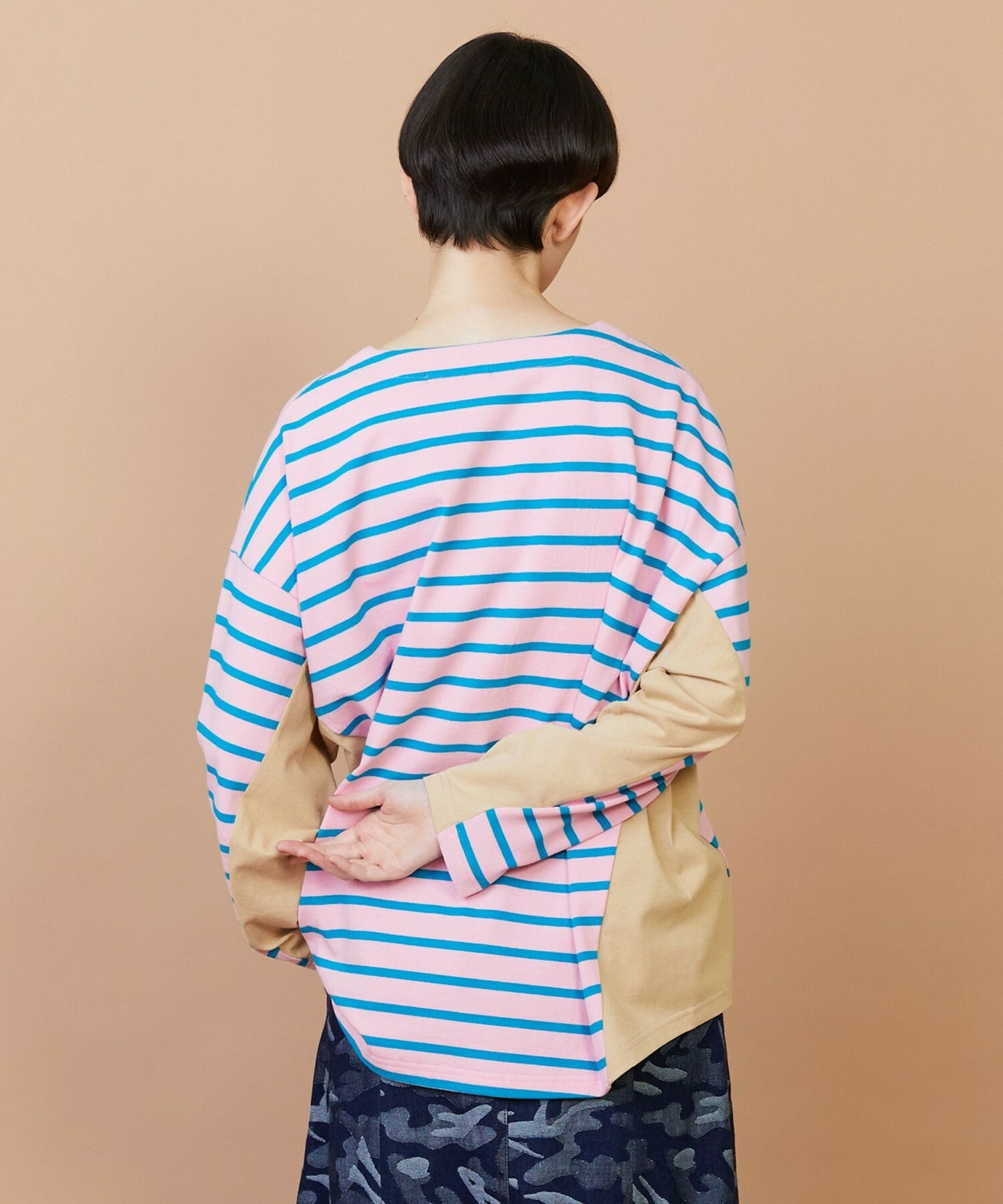 【FRAPBOIS】バスクボーダー カットソー 詳細画像 ピンク 22