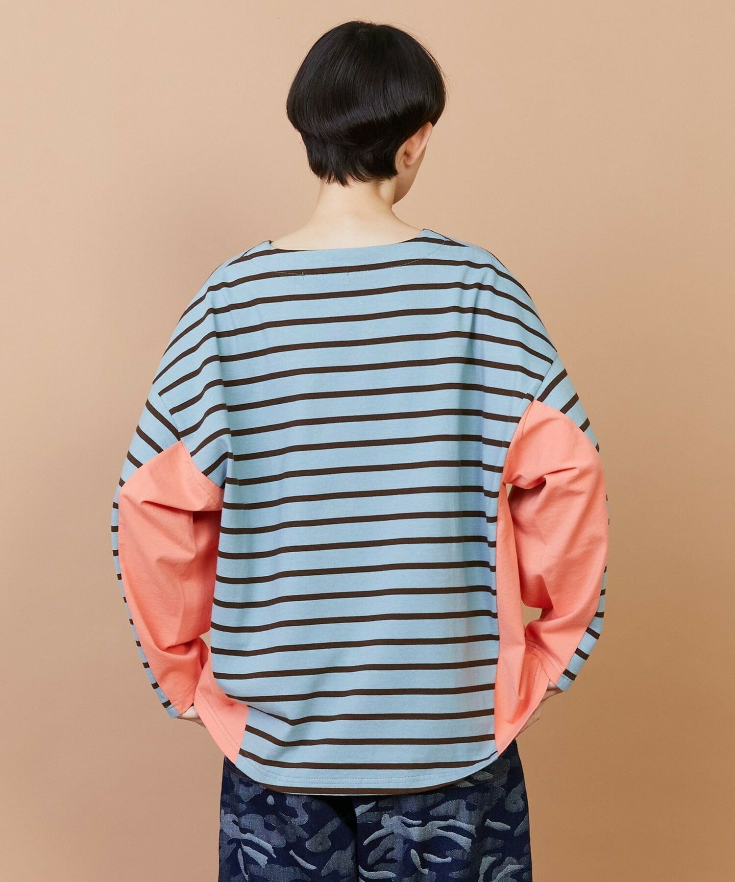 【FRAPBOIS】バスクボーダー カットソー 詳細画像 ピンク 9