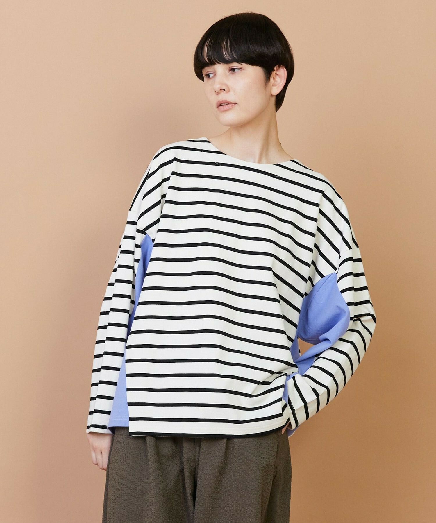 【FRAPBOIS】バスクボーダー カットソー 詳細画像 ホワイト 1