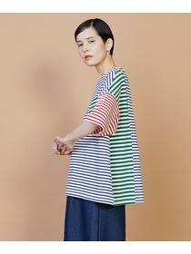 【FRAPBOIS】クワトロボーダー カットソー 詳細画像 ブラック 1