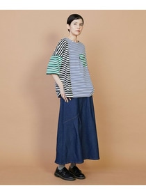 【FRAPBOIS】クワトロボーダー カットソー 詳細画像 ブラック 13