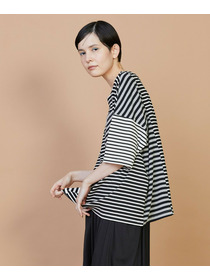 【FRAPBOIS】クワトロボーダー カットソー 詳細画像 ブラック 14