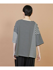 【FRAPBOIS】クワトロボーダー カットソー 詳細画像 ブラック 15