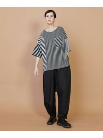 【FRAPBOIS】クワトロボーダー カットソー 詳細画像 ブラック 18