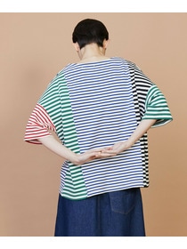 【FRAPBOIS】クワトロボーダー カットソー 詳細画像 ブラック 2