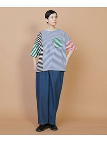 【FRAPBOIS】クワトロボーダー カットソー 詳細画像 ブラック 6