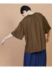 【FRAPBOIS】パネルギャザー カットソー 詳細画像 ブラック 2