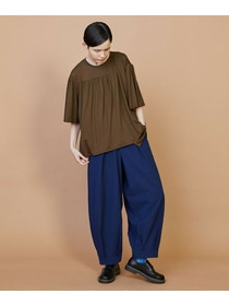 【FRAPBOIS】パネルギャザー カットソー 詳細画像 ブラック 6