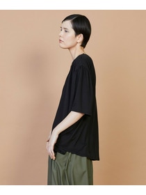 【FRAPBOIS】パネルギャザー カットソー 詳細画像 ブラック 8