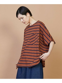 【FRAPBOIS】サークルボーダー カットソー 詳細画像 ブラック 1