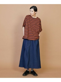 【FRAPBOIS】サークルボーダー カットソー 詳細画像 ブラック 5