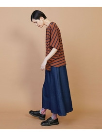 【FRAPBOIS】サークルボーダー カットソー 詳細画像 ブラック 6