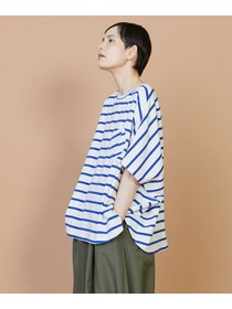 【FRAPBOIS】サークルボーダー カットソー 詳細画像 ブラック 8