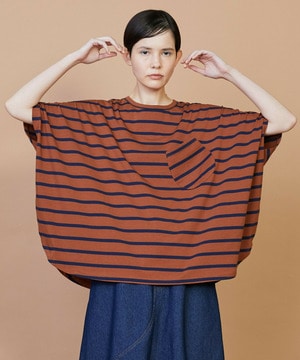 【FRAPBOIS】サークルボーダー カットソー 詳細画像 ブラウン 1