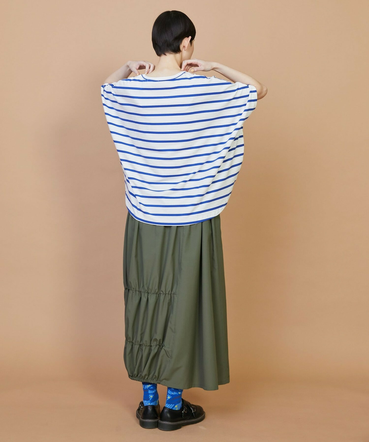 【FRAPBOIS】サークルボーダー カットソー 詳細画像 ブラック 13