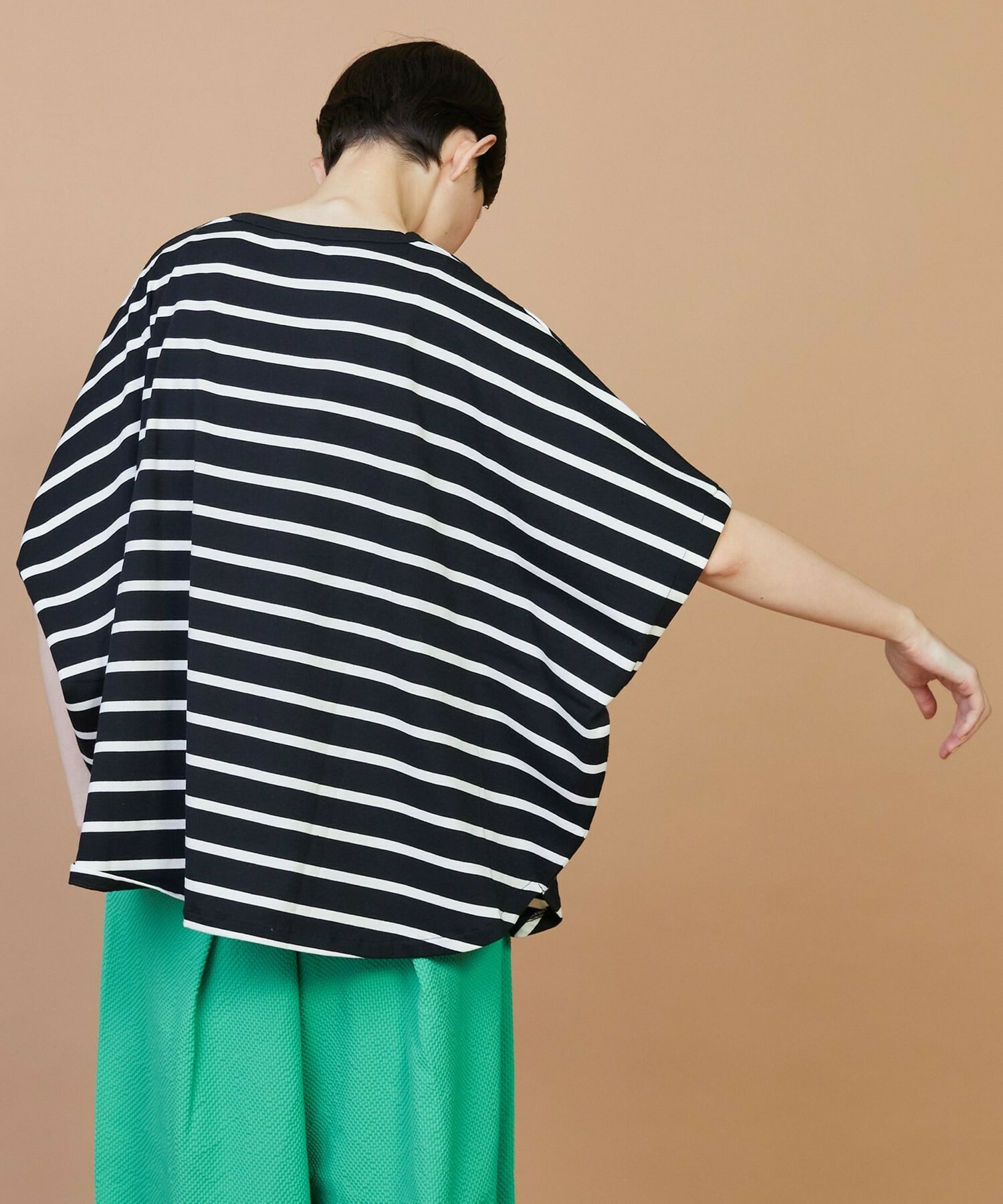 【FRAPBOIS】サークルボーダー カットソー 詳細画像 ブラック 15