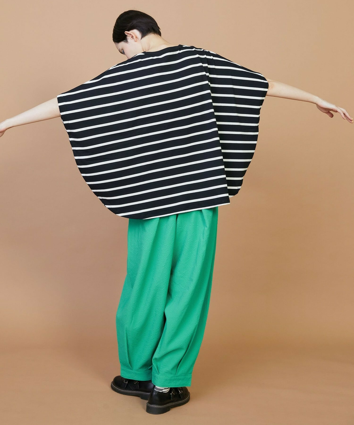 【FRAPBOIS】サークルボーダー カットソー 詳細画像 ブラック 19