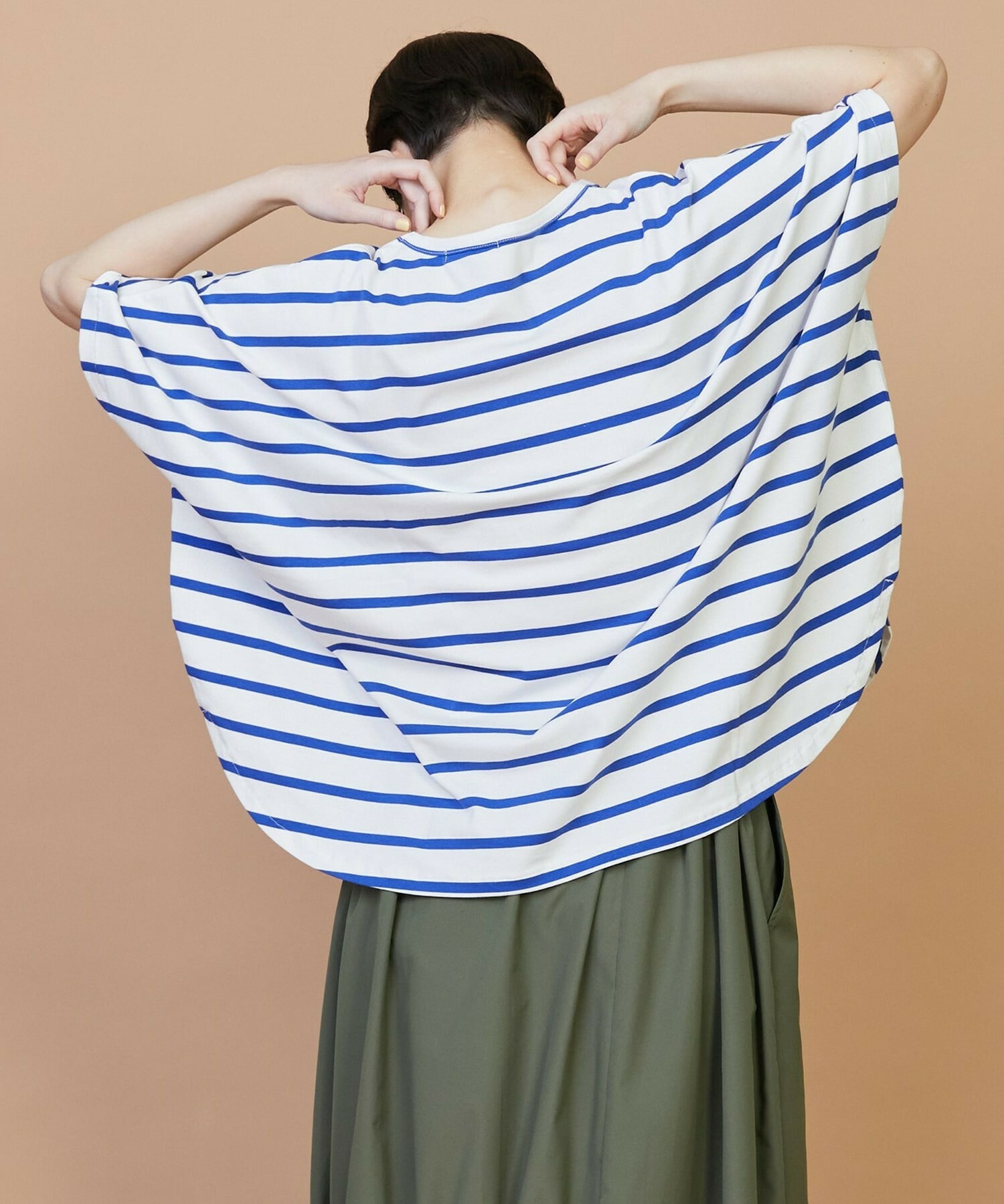 【FRAPBOIS】サークルボーダー カットソー 詳細画像 ブラック 9