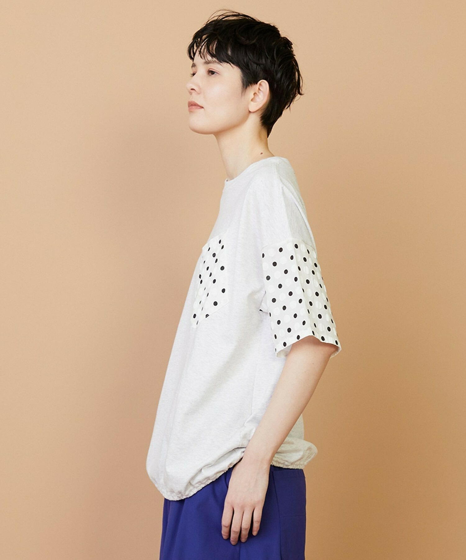 【FRAPBOIS】エンボスドットT 詳細画像 グレー 1