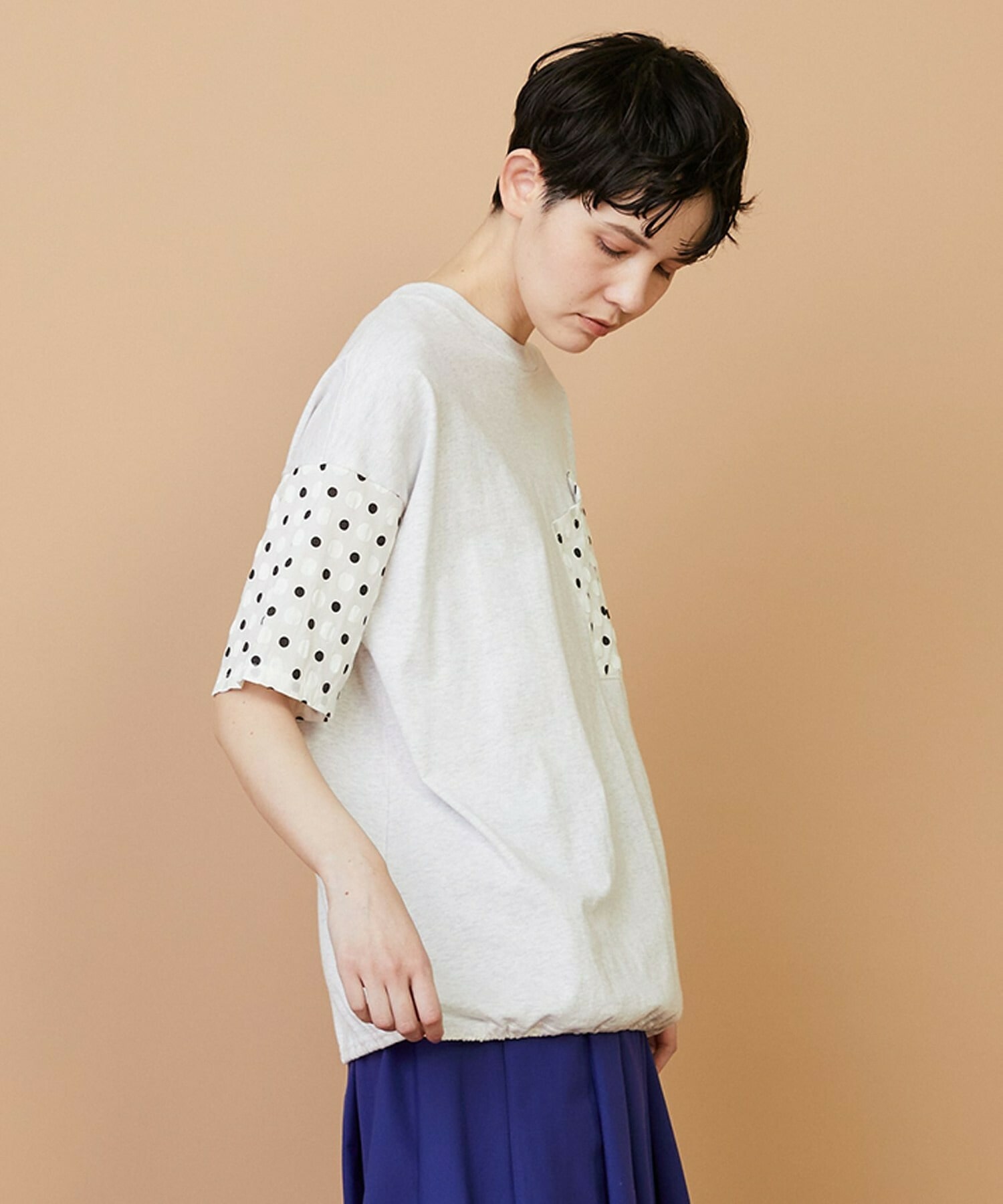 【FRAPBOIS】エンボスドットT 詳細画像 グレー 3