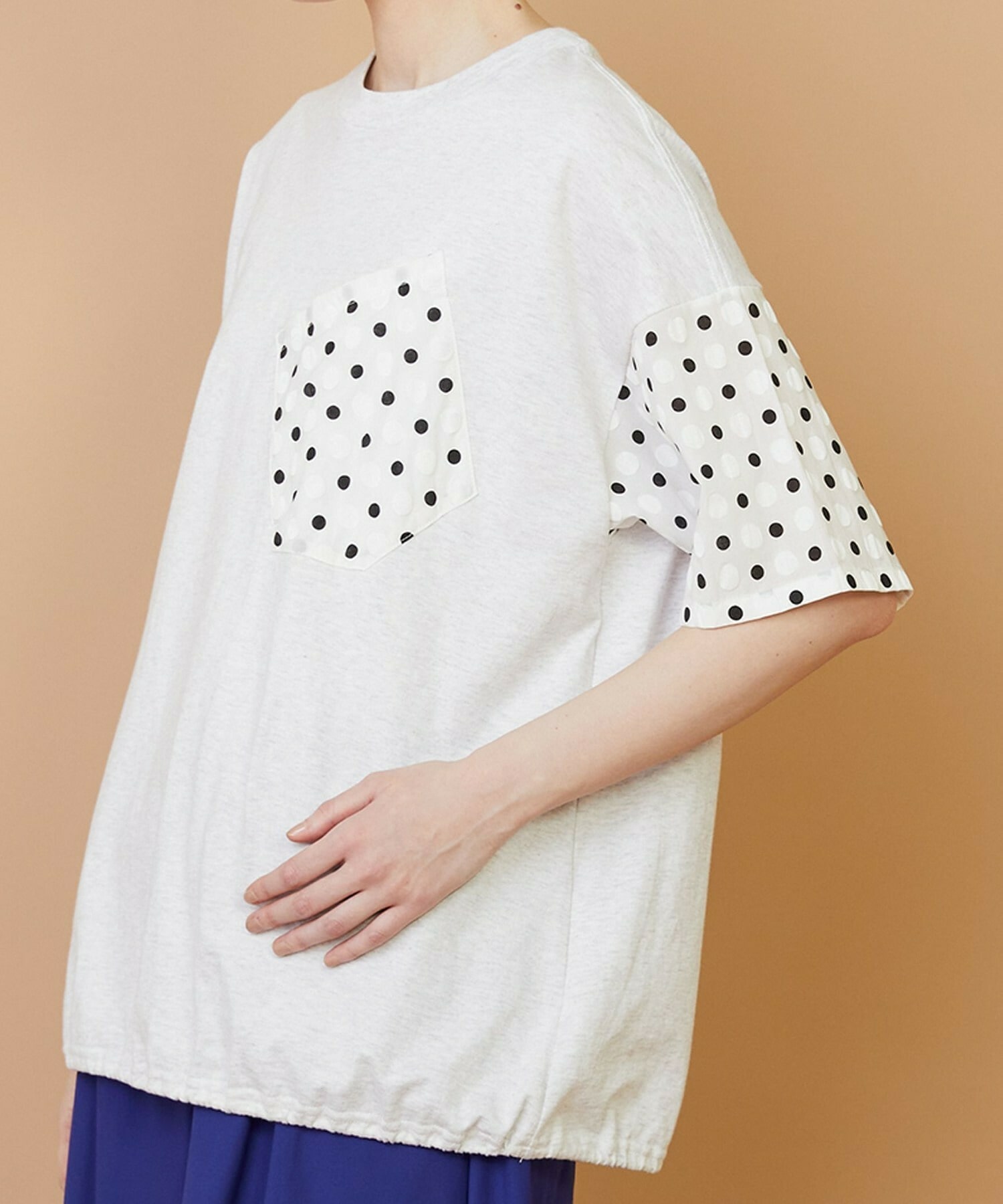 【FRAPBOIS】エンボスドットT 詳細画像 グレー 4