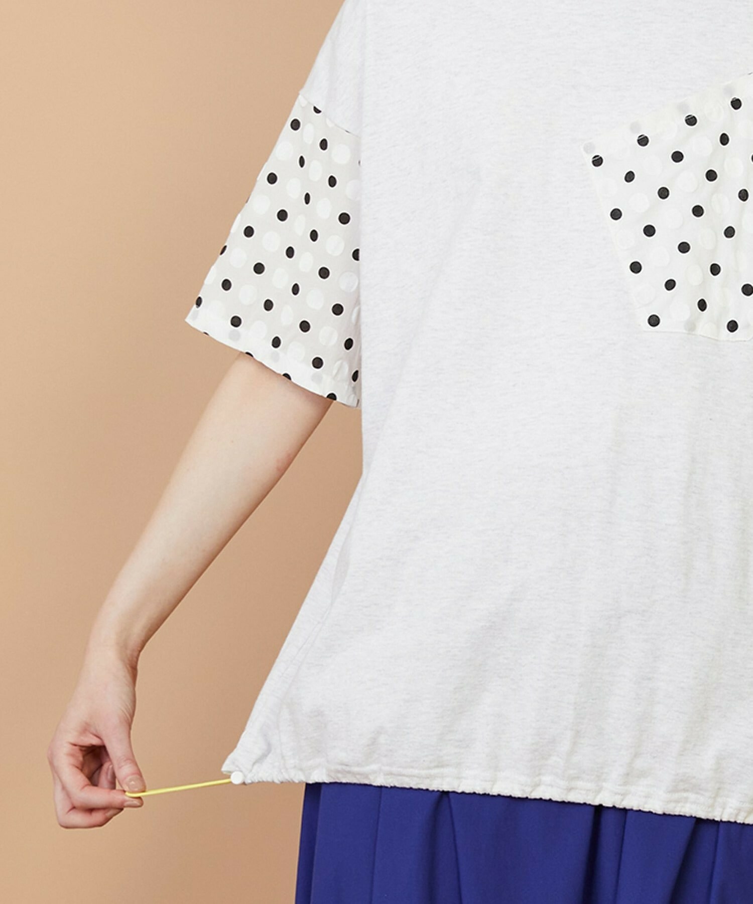 【FRAPBOIS】エンボスドットT 詳細画像 グレー 5