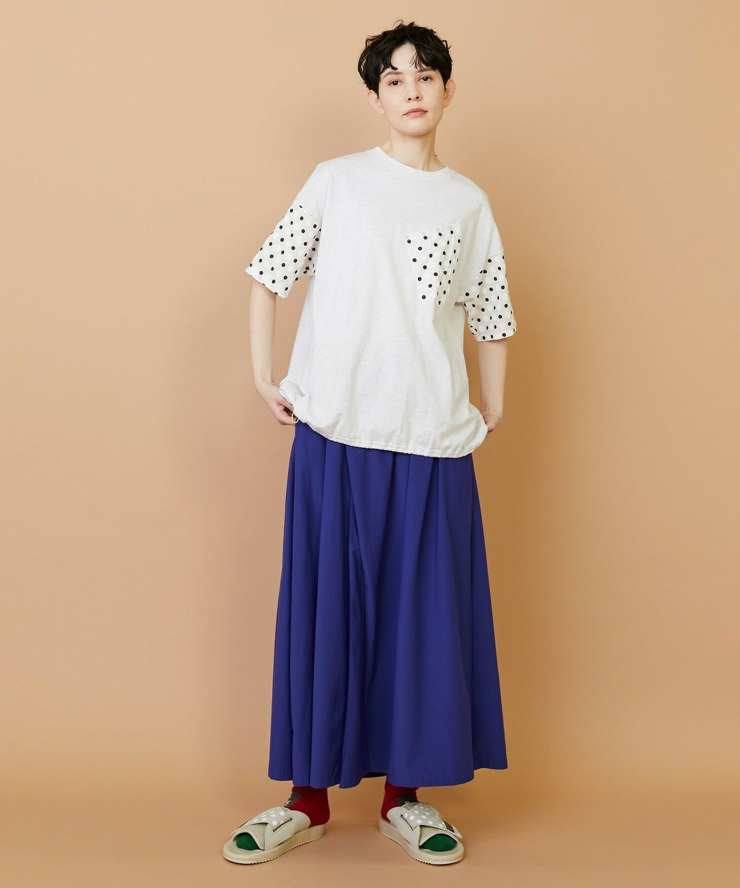 【FRAPBOIS】エンボスドットT 詳細画像 グレー 6