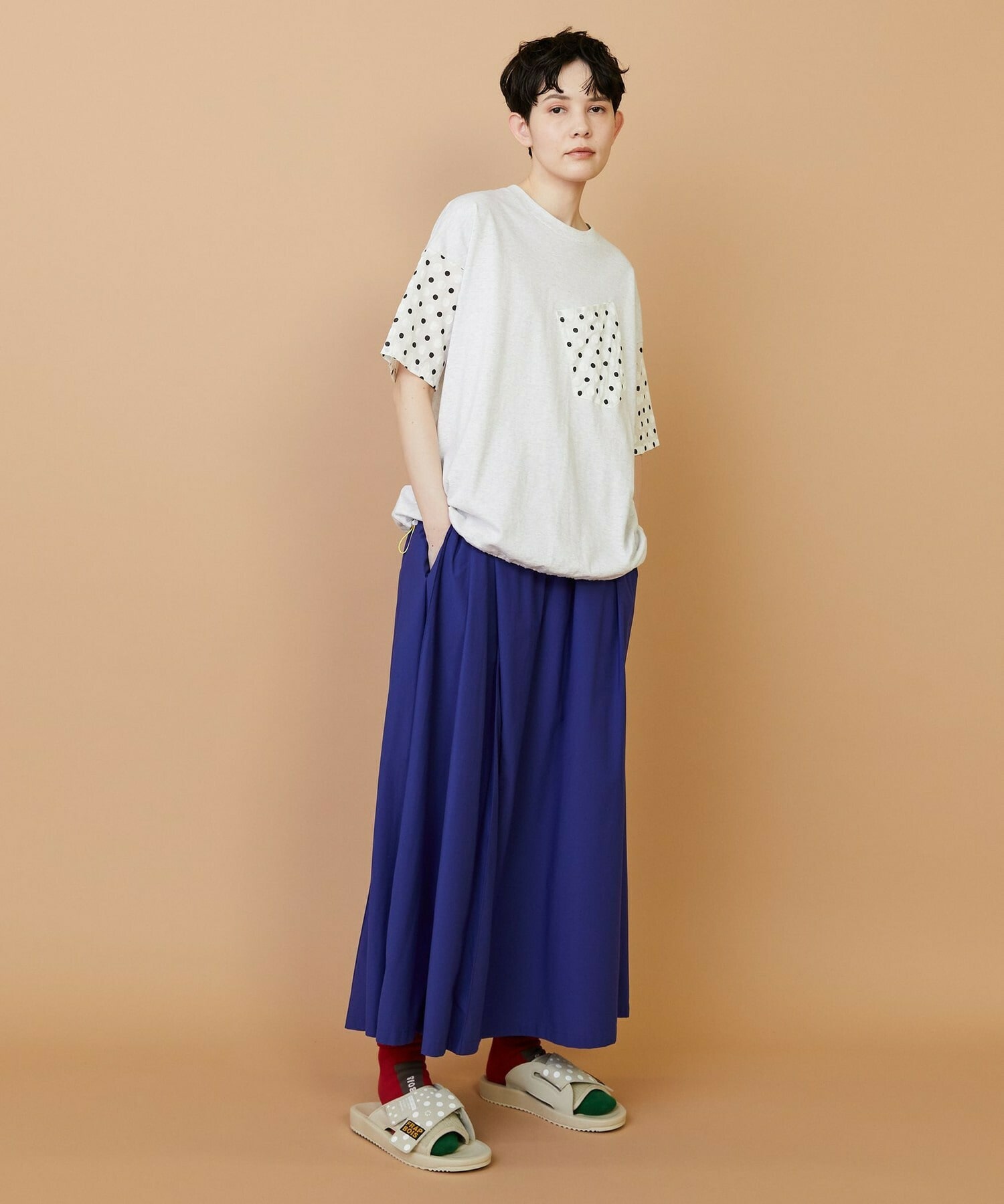 【FRAPBOIS】エンボスドットT 詳細画像 グレー 8