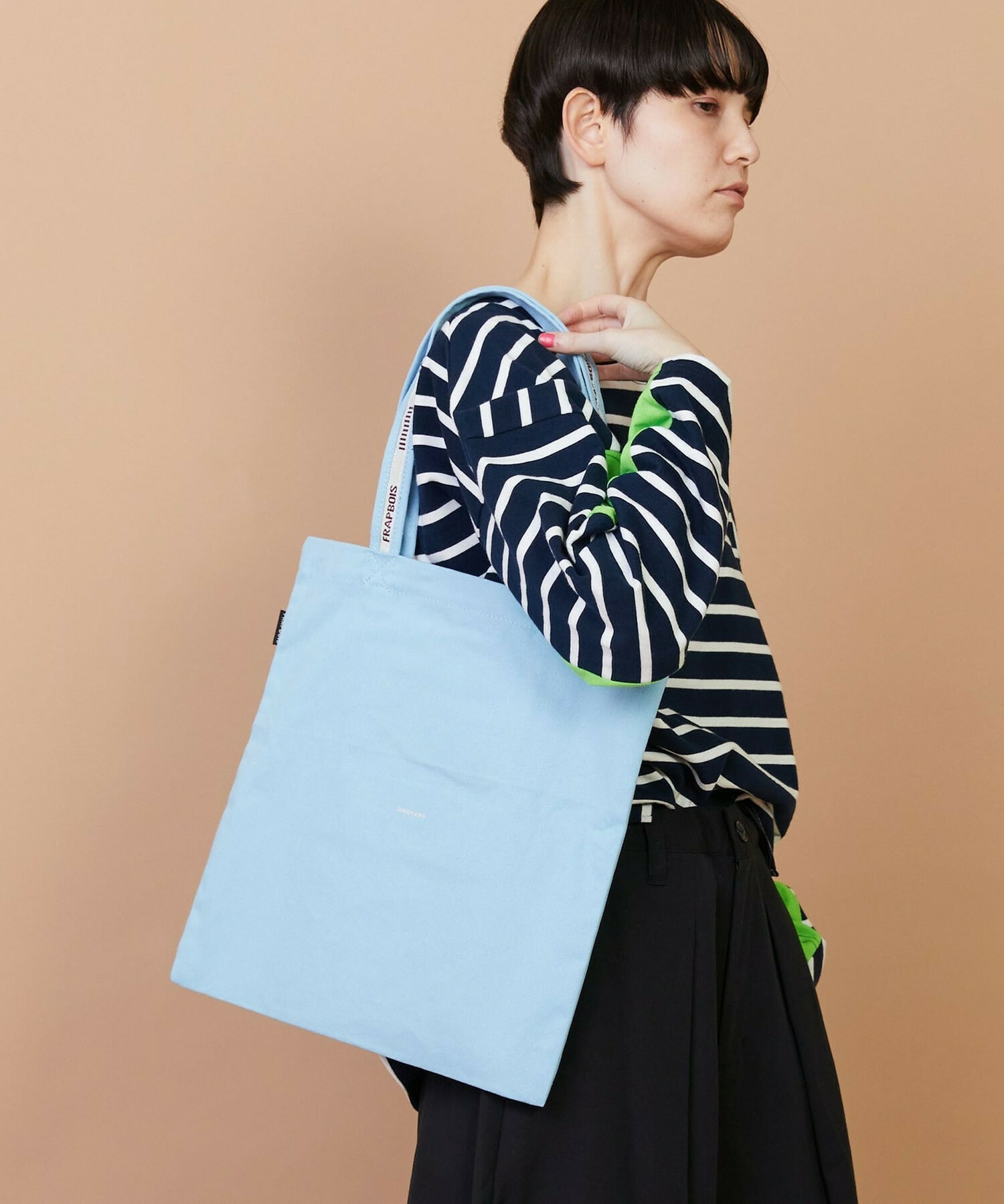 【FRAPBOIS】ロゴトート 詳細画像 ネイビー 3