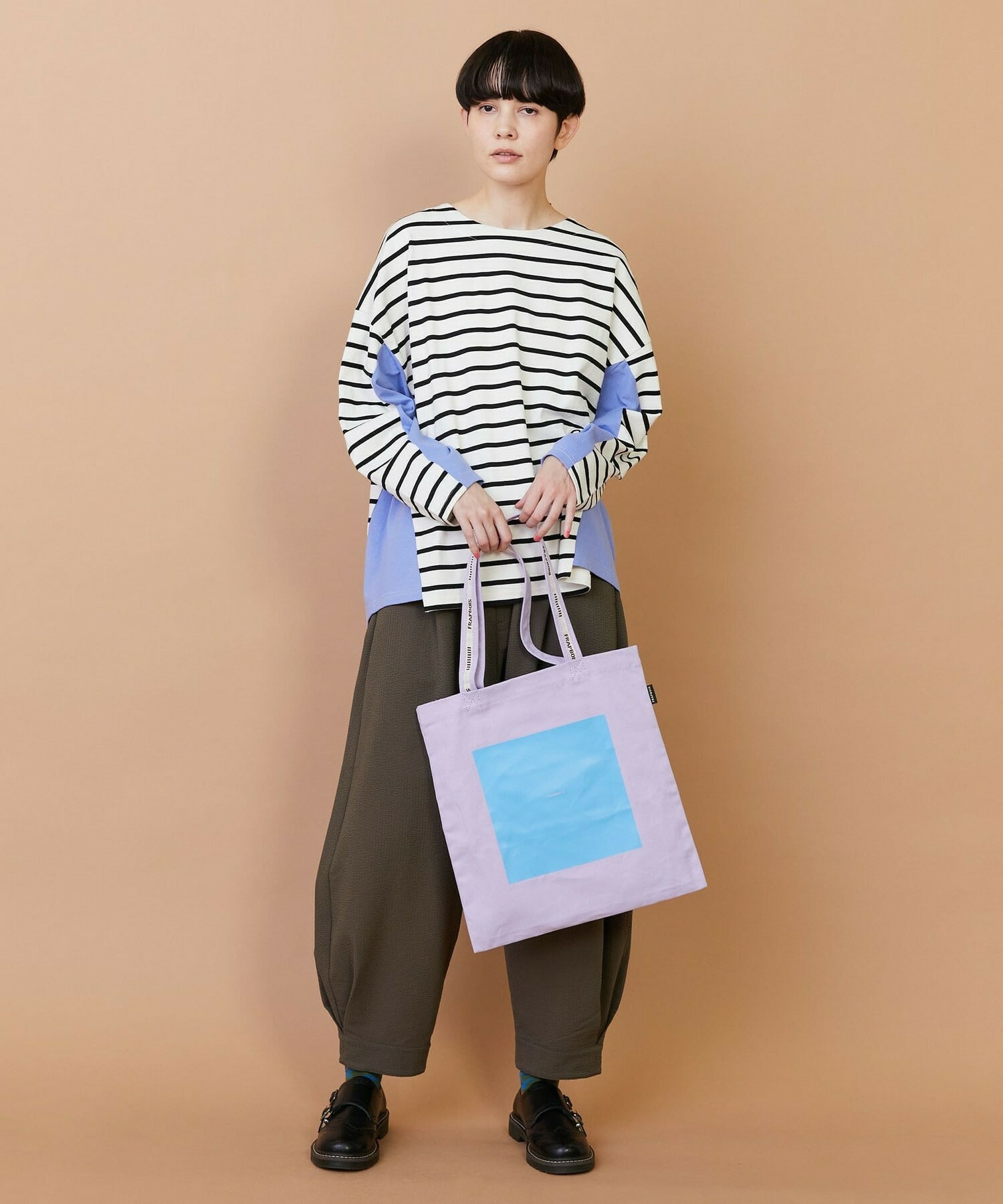 【FRAPBOIS】ロゴトート 詳細画像 ネイビー 4