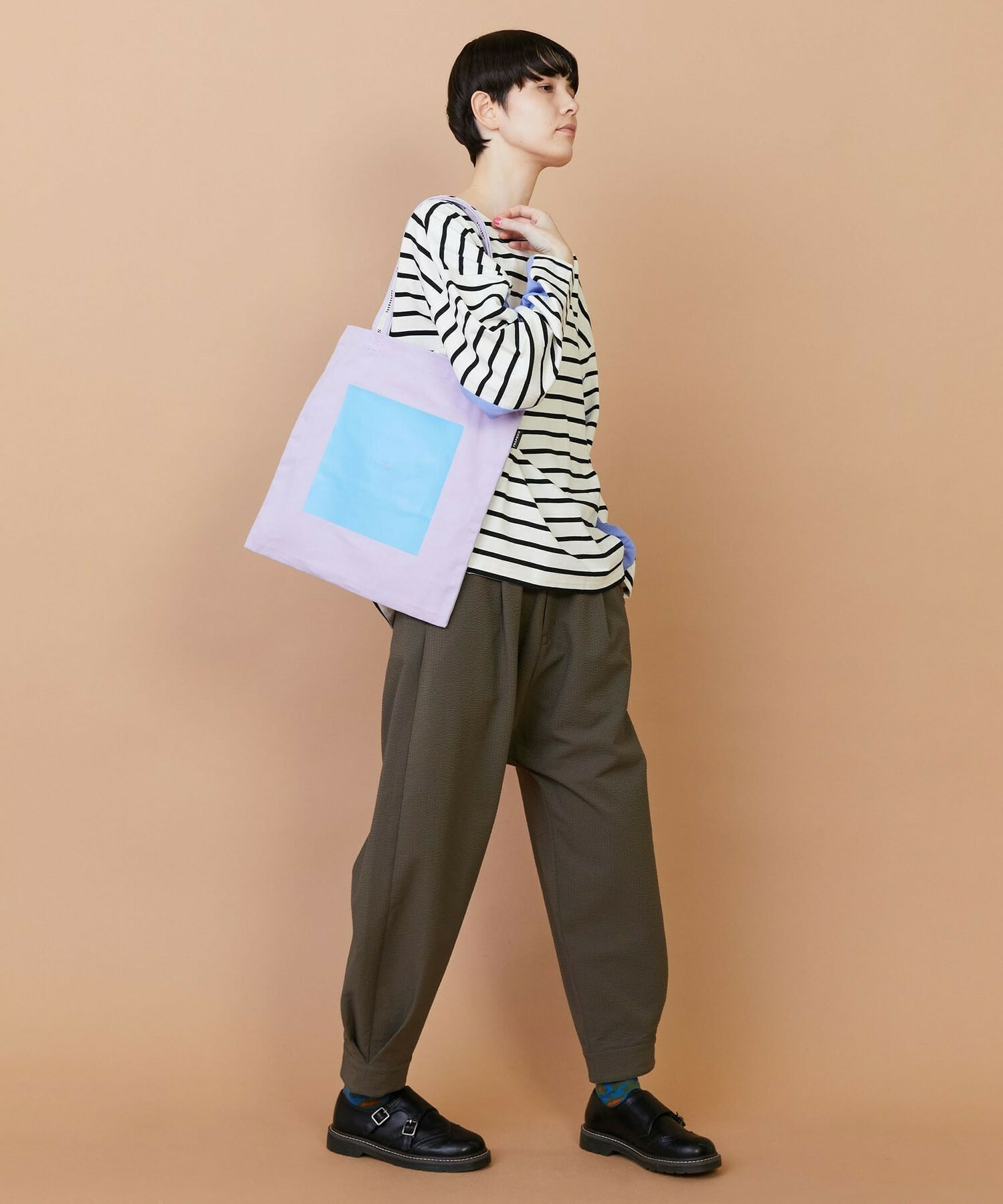 【FRAPBOIS】ロゴトート 詳細画像 ネイビー 5