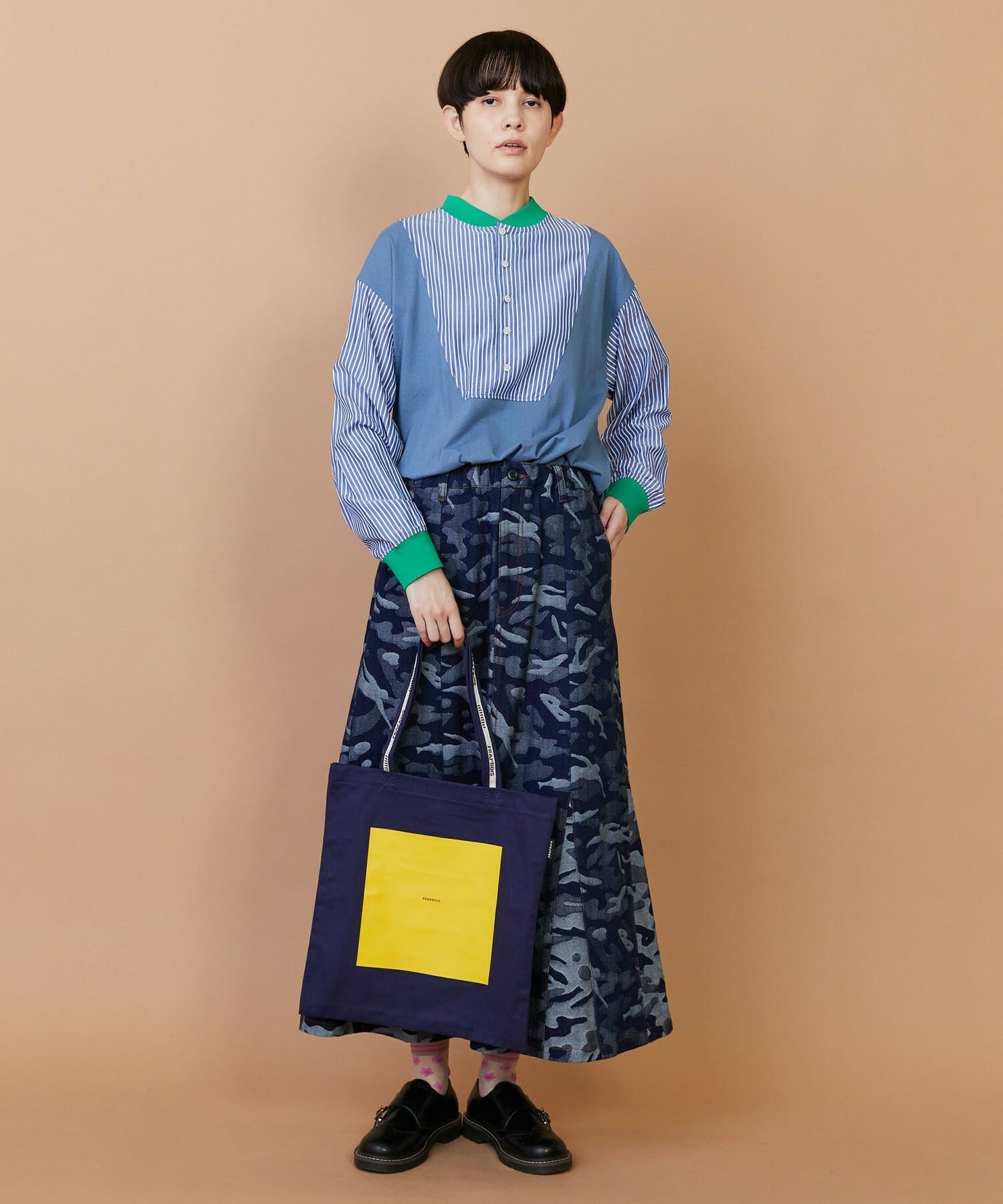 【FRAPBOIS】ロゴトート 詳細画像 ネイビー 7