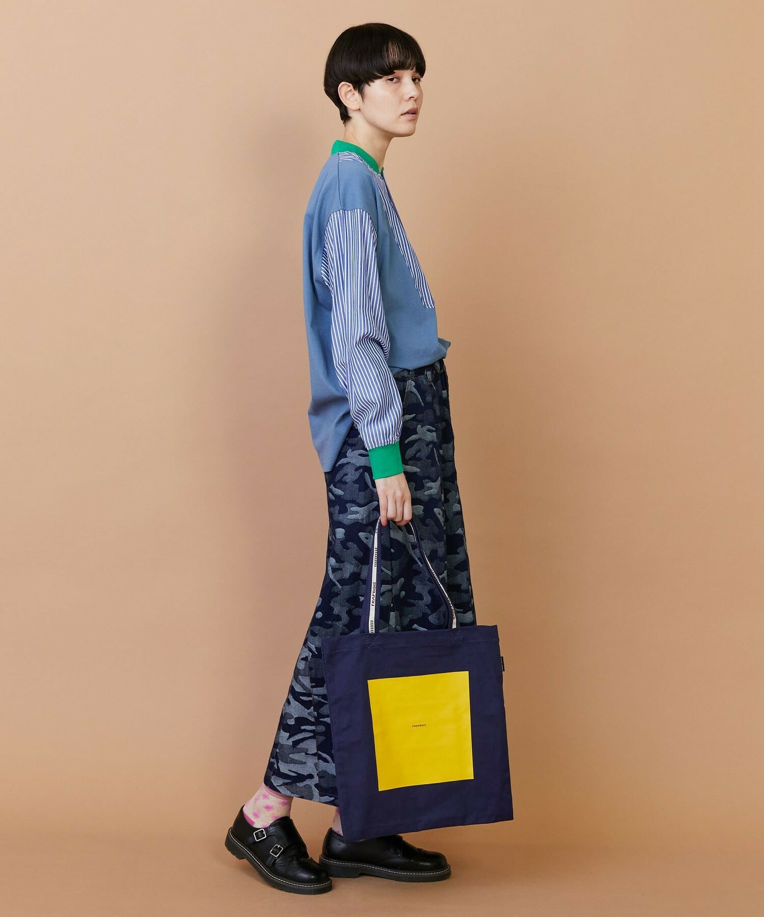 【FRAPBOIS】ロゴトート 詳細画像 ネイビー 8