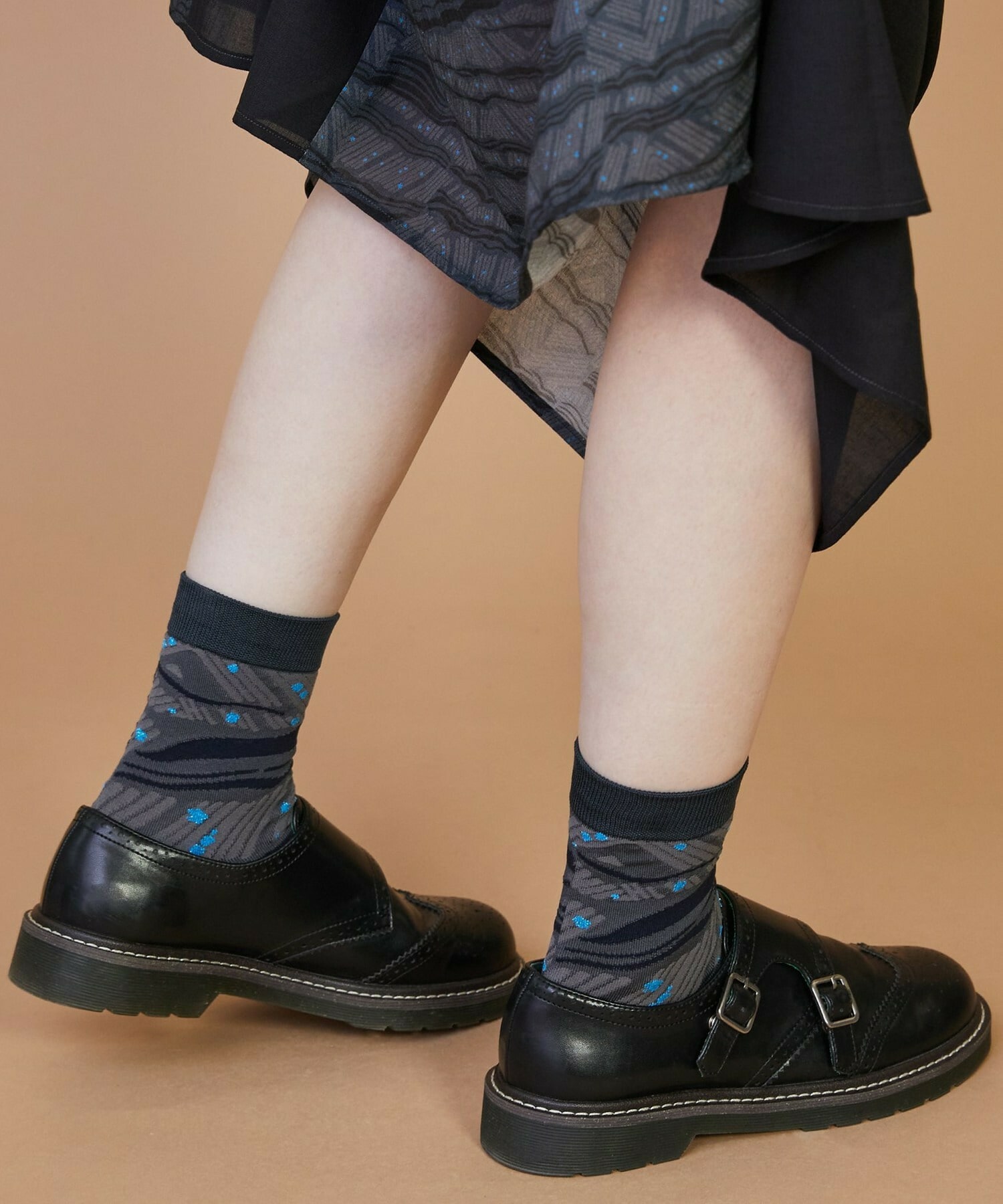 【FRAPBOIS】サンディーウェーブソックス 詳細画像 ブラック 11