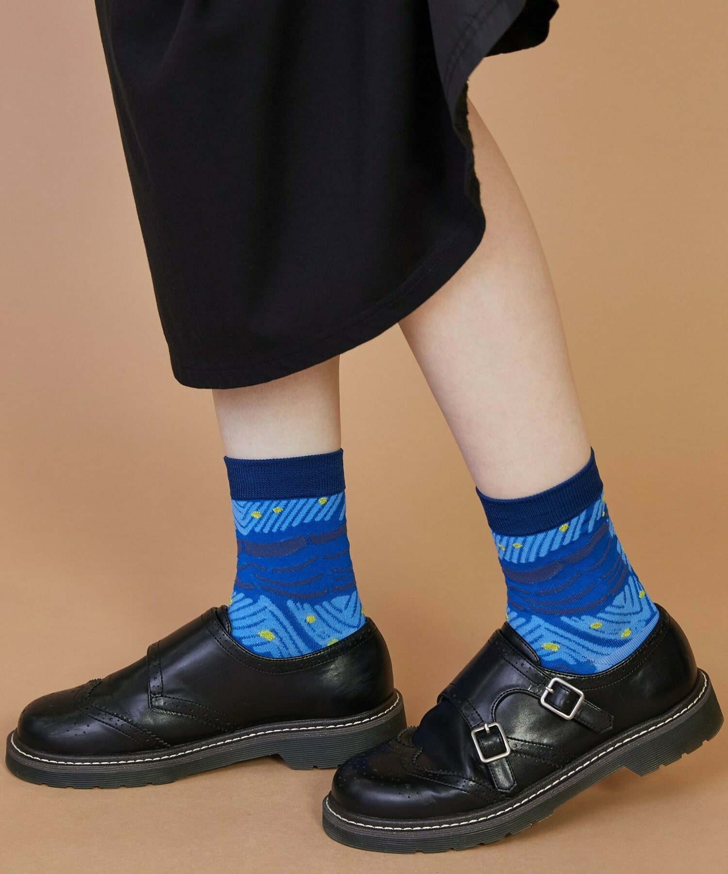 【FRAPBOIS】サンディーウェーブソックス 詳細画像 ブラック 6