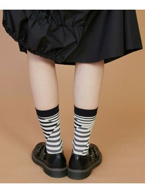 【FRAPBOIS】クワトロボーダーソックス 詳細画像 ブラック 11