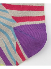 【FRAPBOIS】クワトロボーダーソックス 詳細画像 ブラック 2