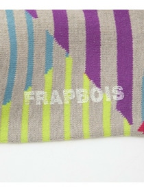 【FRAPBOIS】クワトロボーダーソックス 詳細画像 ブラック 4