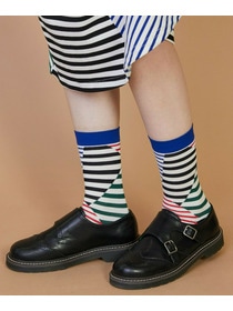 【FRAPBOIS】クワトロボーダーソックス 詳細画像 ブラック 6