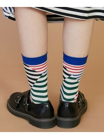 【FRAPBOIS】クワトロボーダーソックス 詳細画像 ブラック 7