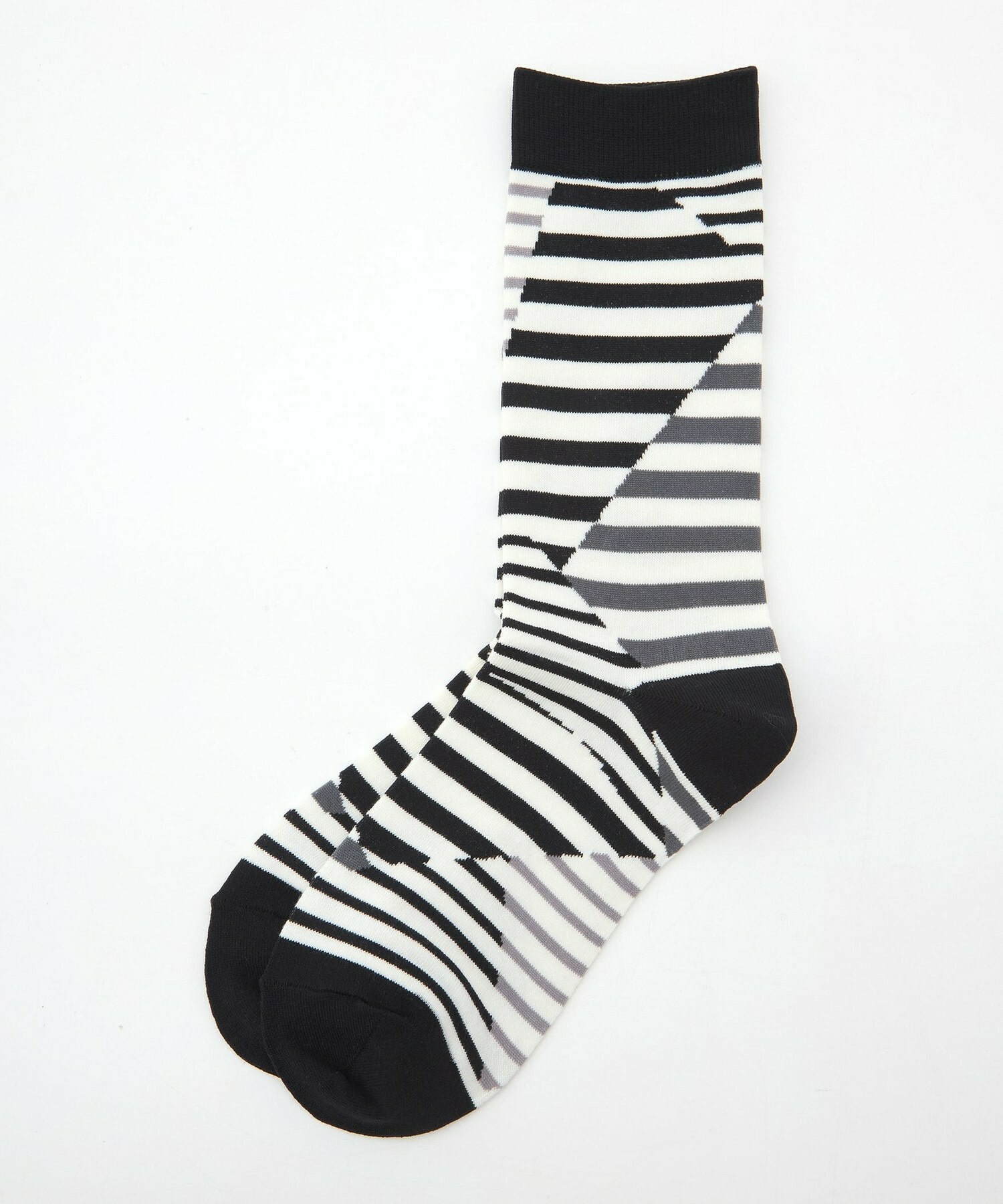 【FRAPBOIS】クワトロボーダーソックス 詳細画像 ブラック 9