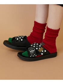 【FRAPBOIS】ロゴリブソックス 詳細画像 グリーン 4