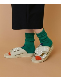 【FRAPBOIS】ロゴリブソックス 詳細画像 グリーン 8